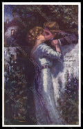 Artist Signed Ulreich Romantic Couple BKWI serie 320-5 postcard VK6680 – fronte