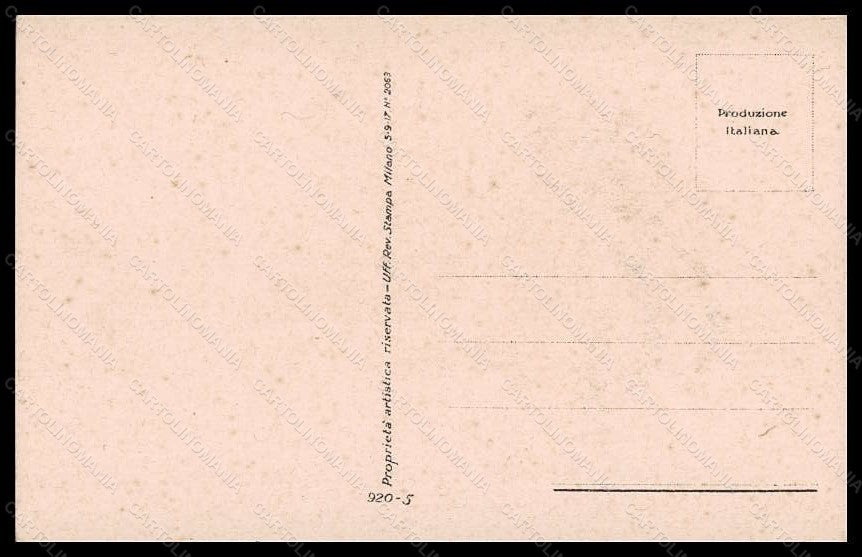 Artist Signed Illustratori Bompard Children Kissing serie 920-5 postcard VK6723 – retro