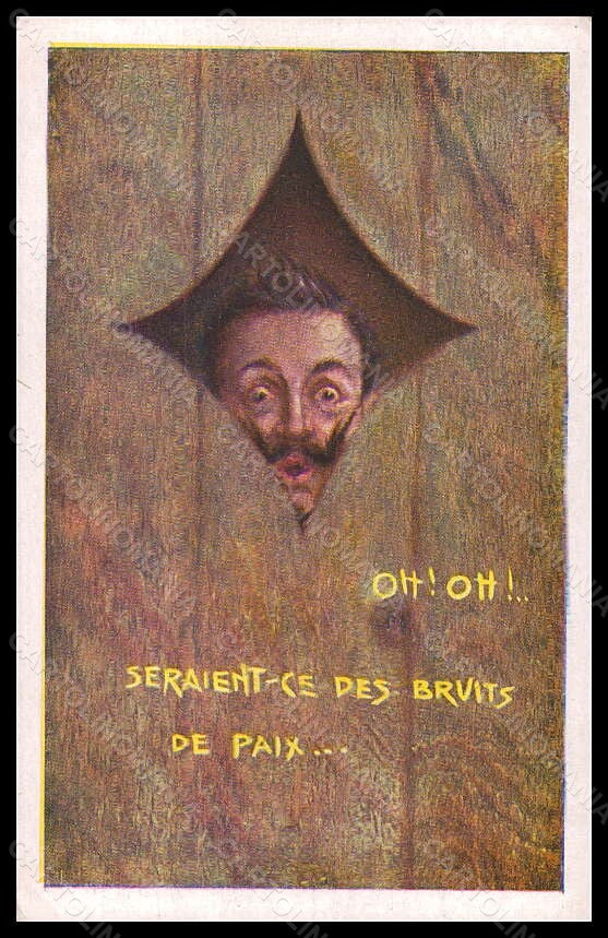 WW1 WWI Propaganda Anti German Kaiser Wilhelm II serie 70 postcard VK6731 – fronte