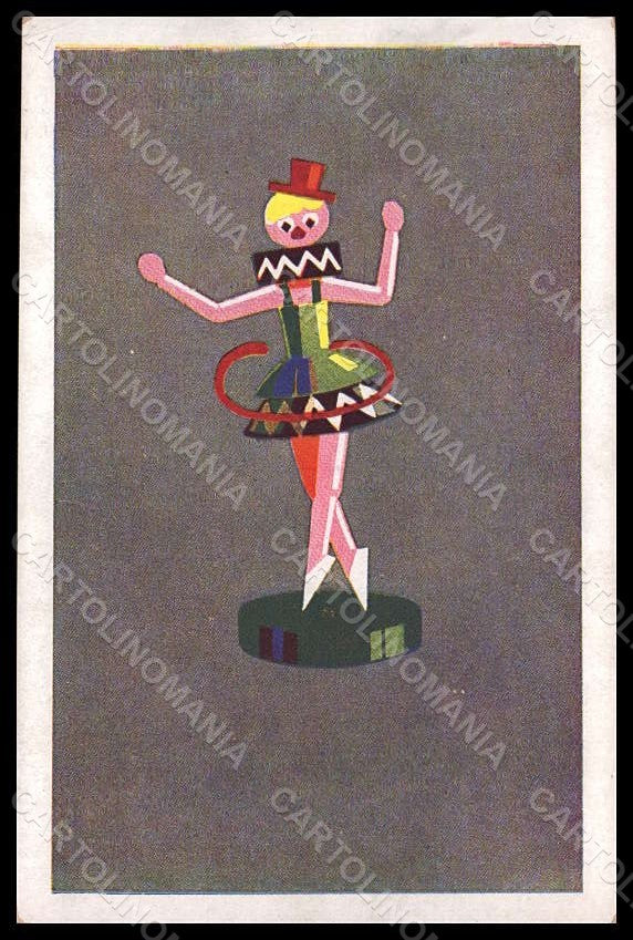Artist Signed Illustratori Puppet Art Deco O. F. serie 5 postcard VK6748 – fronte
