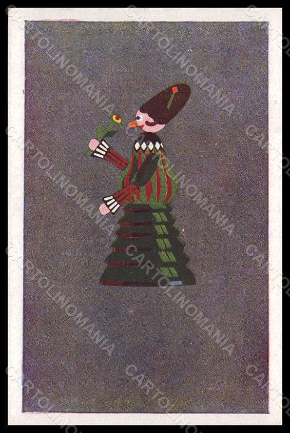 Artist Signed Illustratori Puppet Art Deco O. F. serie 6postcard VK6749 – fronte