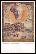 Artist Signed Hampel Beethoven IX Symphonie BKWI serie 2553 postcard VK6756 – fronte
