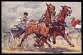 Artist Signed Ludwig Koch Horse Racing Sport Pferd BKWI serie 473-4 pc VK6762 – fronte