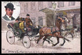 Artist Signed Ludwig Koch Carriage Horse Pferd Wien BKWI serie 948-3 pc VK6766 – fronte