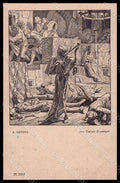 Artist Signed A. Rethel Death Skeleton Ackermann serie 218 postcard VK6777 – fronte