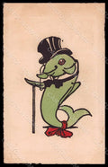 Artist Signed Humanized Dressed Fish Hand Painted serie 293 postcard VK6779 – fronte