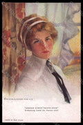 Artist Signed P. Boileau Lady Reinthal 751 postcard VK6803 – fronte