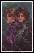 Artist Signed Illustratori Boileau Lady The Dreamy Hour Reinthal postcard VK6827 – fronte