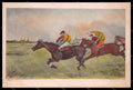 Artist Signed Illustratori A W Horse Rider Racing Sport postcard VK6835 – fronte