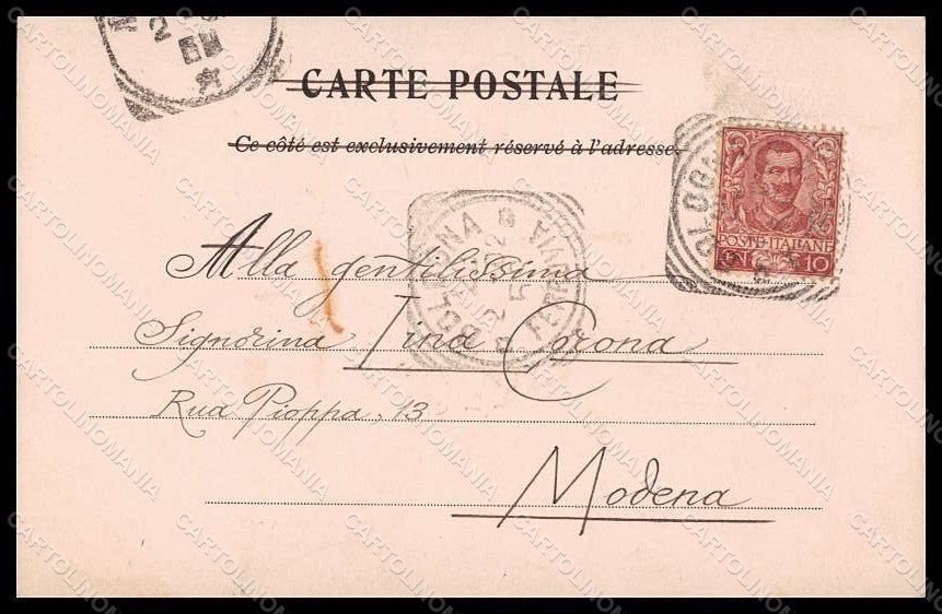 Artist Signed J. Villon Fashion Lady Collection des Cent 23 postcard VK6837 – retro
