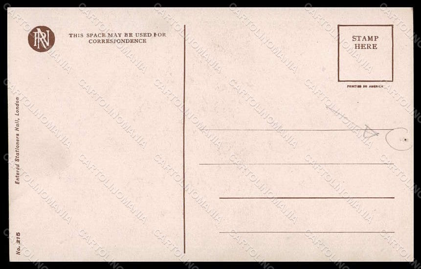 Artist Signed Boileau Lady I Wonder Reinthal serie 215 PIN HOLE postcard VK6872 – retro