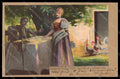 Artist Signed POM ? Lady Deutsche Volkslieder Litho serie 13 postcard VK6879 – fronte