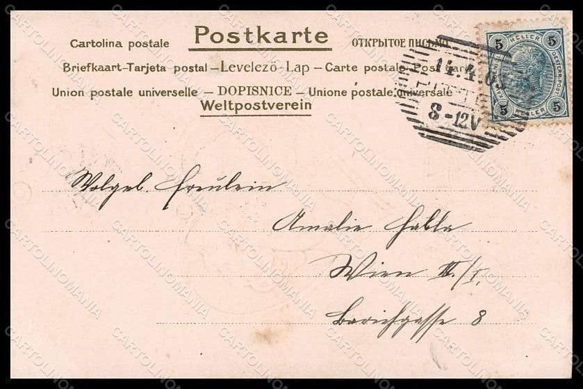 Artist Signed Illustratori Jozsa Lady Art Nouveau Relief postcard VK6882 – retro