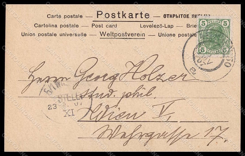 Artist Signed L. Kainradl Landscape Philipp & Kramer serie III-2 postcard VK6891 – retro