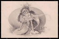 Artist Signed Kratky ? Angel Lady Easter Egg Viennoise postcard VK6898 – fronte