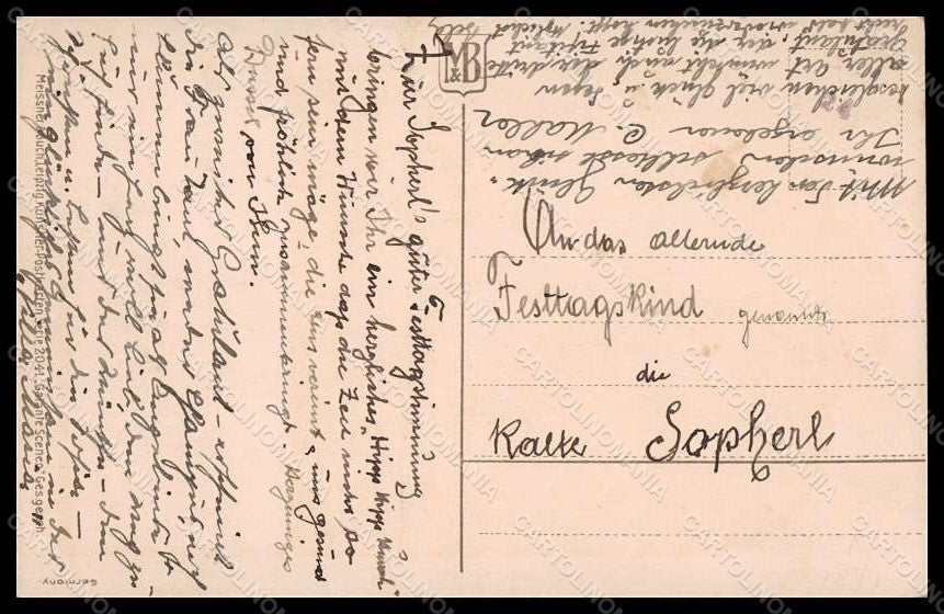 Artist Signed Romantic Couple Meissner & Buch serie 2041 postcard VK6901 – retro