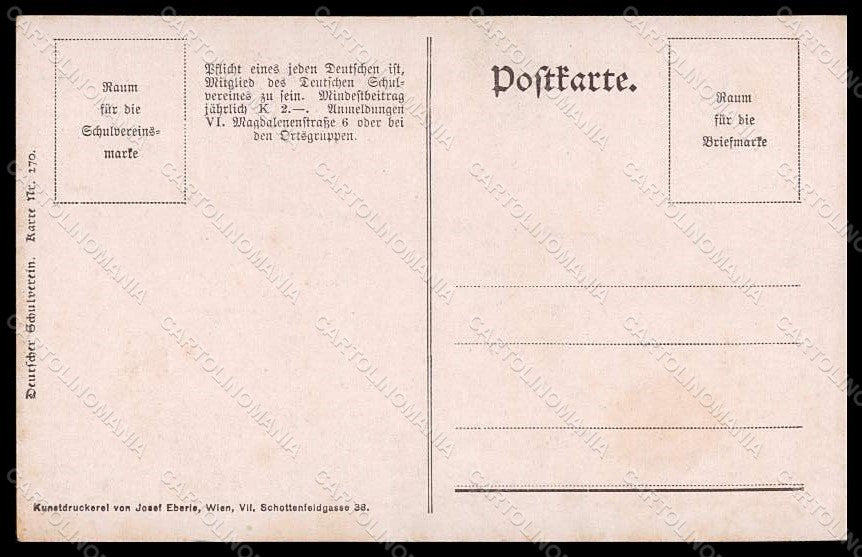 Artist Signed V. Preen Lady Gmunden Umgebung Deutscher Schulverein 270 pc VK6937 – retro