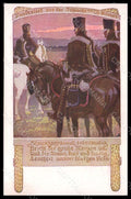 Artist Signed K. A. Wilke Military Soldier Horse Deutscher Wehrverein pc VK6952 – fronte