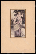 Artist Signed Illustratori Lady Child postcard VK6975 – fronte