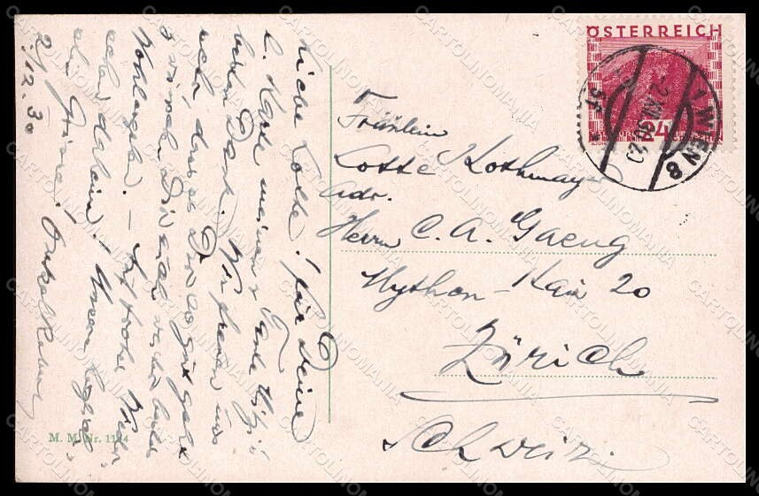 Artist Signed M. Koehler Girl Garden Doll MM Vienne 1144 postcard VK7006 – retro
