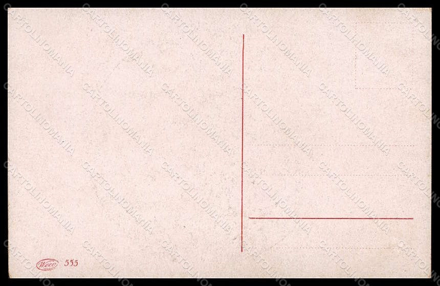Artist Signed Grosze ? Lady Couple Silhouette Weco 555 postcard VK7031 – retro