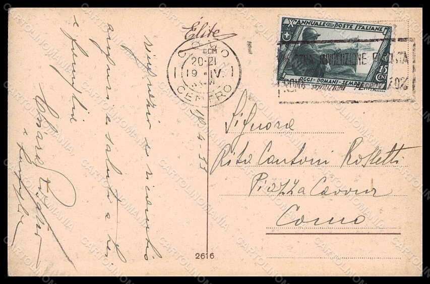 Artist Signed Illustratori Gobbi Romantic Couple serie 2616 postcard VK7098 – retro
