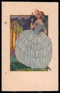 Artist Signed Illustratori Lady Art Deco Degami 1063 WRINKLES postcard VK7103 – fronte