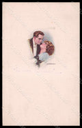 Artist Signed Illustratori Corbella Romantic Couple serie 162M-2 postcard VK7107 – fronte