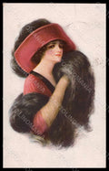 Artist Signed Illustratori Fashion Glamour Lady Mode serie 15673 postcard VK7110 – fronte