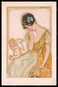 Artist Signed Illustratori L.A. Mauzan Lady Cupid serie 2-2 postcard VK7125 – fronte