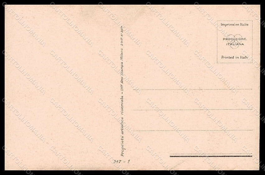 Artist Signed L.A. Mauzan Fashion Glamour Lady 247-1 postcard VK7129 – retro