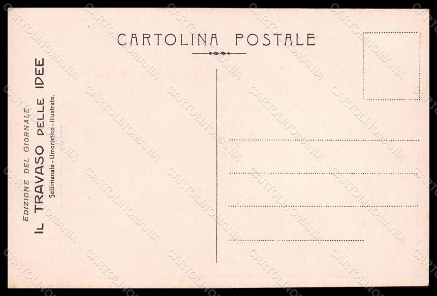 Artist Signed Montani Advertising Italian Newspaper Travaso pc VK7169 – retro