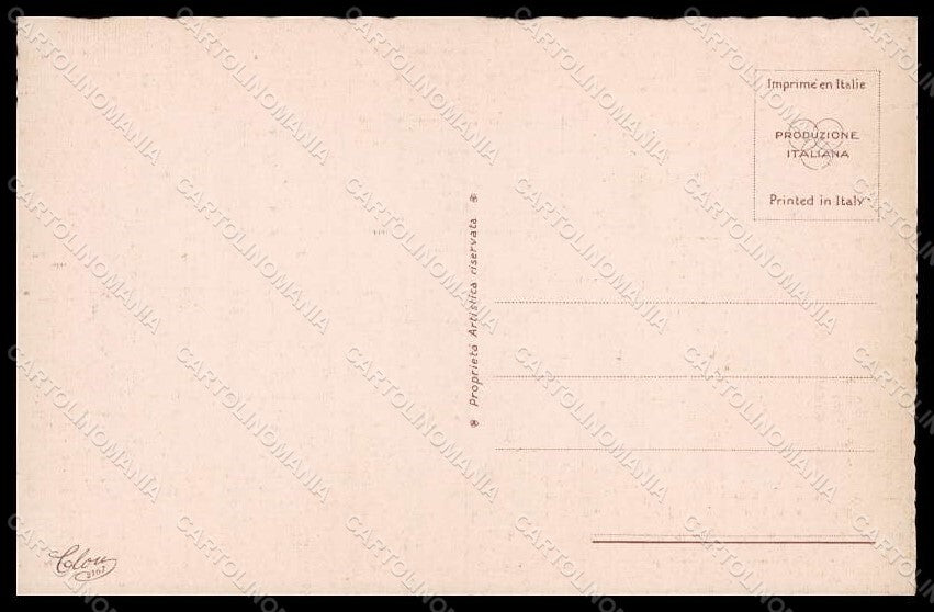 Artist Signed Illustratori Colombo Romantic Couple serie 2167 postcard VK7187 – retro