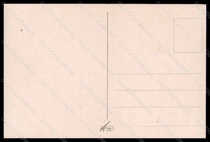 Artist Signed Illustratori Castelli Child Girl Birds Degami 685 postcard VK7213 – retro