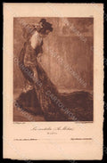 Artist Signed A. Milesi Lady La Modella Modele serie 512 postcard VK7262 – fronte