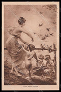 Artist Signed Illustratori Lady Cupid Alterocca ? Serie 47664 postcard VK7270 – fronte