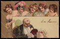 Artist Signed Geiger Lady Man Art Nouveau serie 2005 postcard VK7277 – fronte