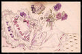 Artist Signed Xavier Sager Lady Tendresses Noyer serie 28 postcard VK7288 – fronte