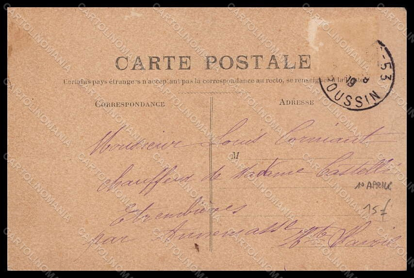 Artist Signed Xavier Sager Brevet de Chauffard Death ABRADED postcard VK7307 – retro