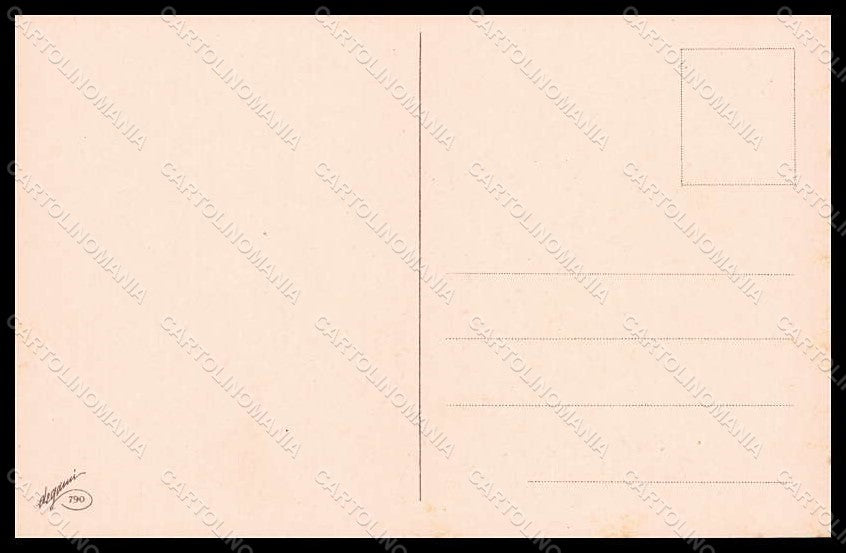 Artist Signed Corbella Lady Pierrot Art Deco Degami serie 790 pc VK7332 – retro