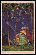 Artist Signed Corbella Romantic Couple Lady Art Deco Degami serie 1059 pc VK7337 – fronte