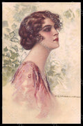 Artist Signed Corbella Fashion Lady Art Deco serie 332-1 pc VK7364 – fronte