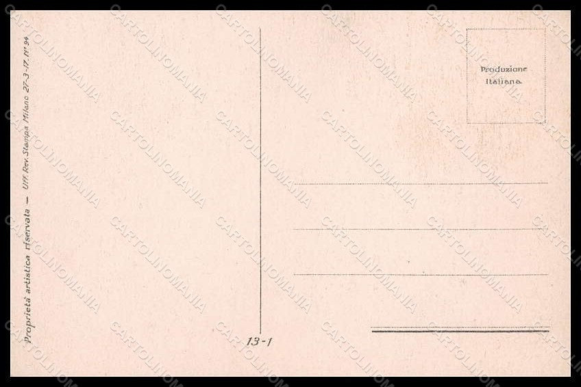 Artist Signed Mauzan Glamour Lady Months January serie 13-1 ABRADED pc VK7549 – retro