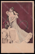 Artist Signed Reznicek Lady Man Art Nouveau Simplicissimus VI-1 pc VK7607 – fronte