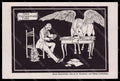 Artist Signed Christiani Mateo Pegasus Man Der Hungernde Poet postcard VK7657 – fronte