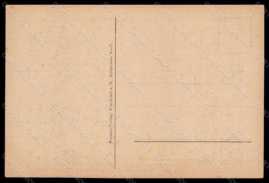 Artist Signed Christiani Mateo Pegasus Man Der Gelegenheits Dichter postcard VK7 – retro