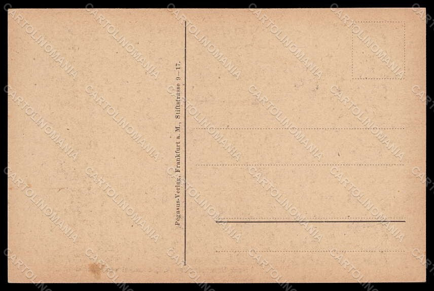 Artist Signed Christiani Mateo Pegasus Man Der Naturalist postcard VK7663 – retro