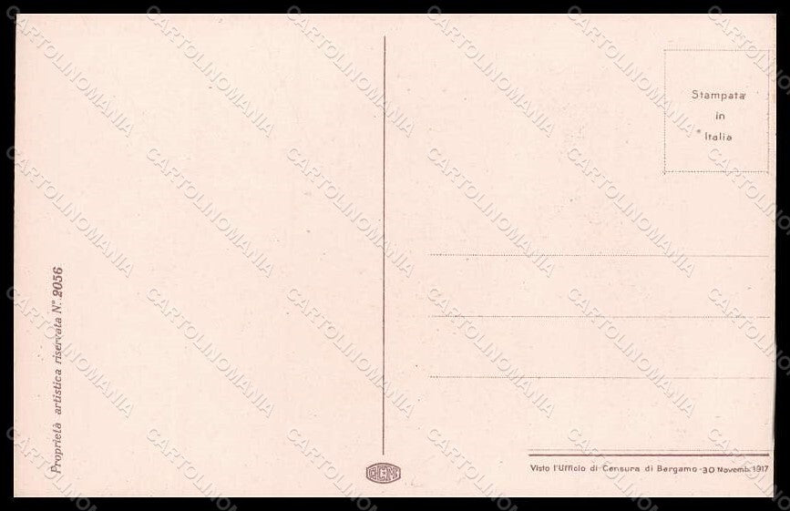 Artist Signed San Marco Lady Romantic Couple serie 2056 postcard VK7670 – retro