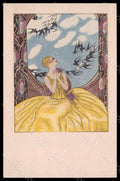 Artist Signed Gobbi Fashion Glamour Lady serie 2486 postcard VK7678 – fronte