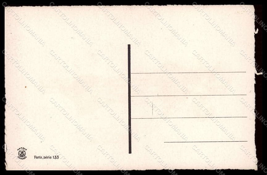 Artist Signed Tourain Fashion Glamour Lady Make up Puff serie 133 pc VK7737 – retro